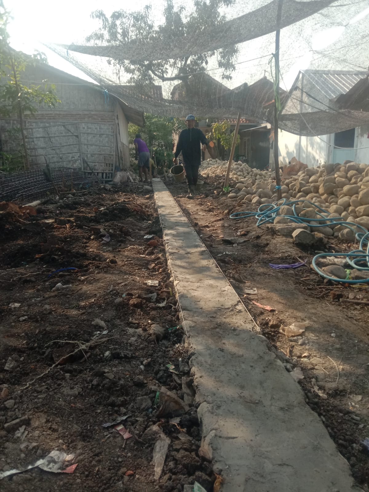 Fondasi sudah dibuat