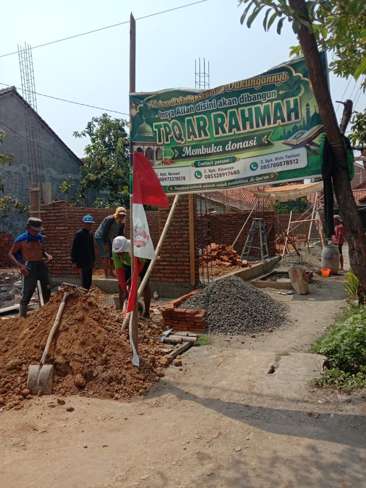 Dinding sdh nampak